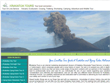 Tablet Screenshot of krakatoatours.com